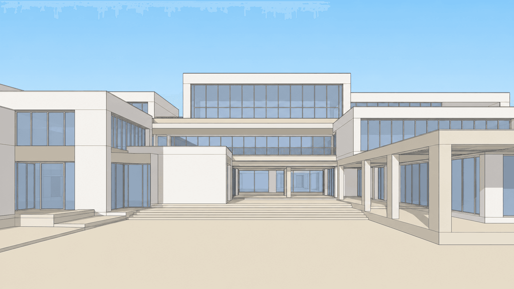 SU 模型图建筑效果